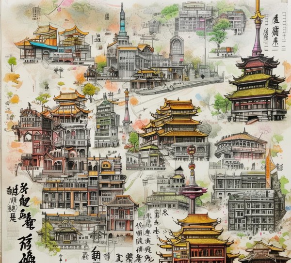 佛山文旅，Paint the Map with画册设计
